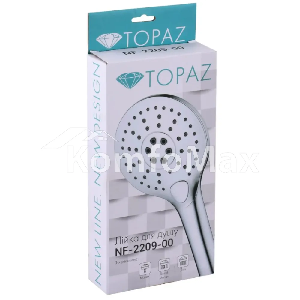 Лійка для душу Topaz NF-2209-00  - фото 3