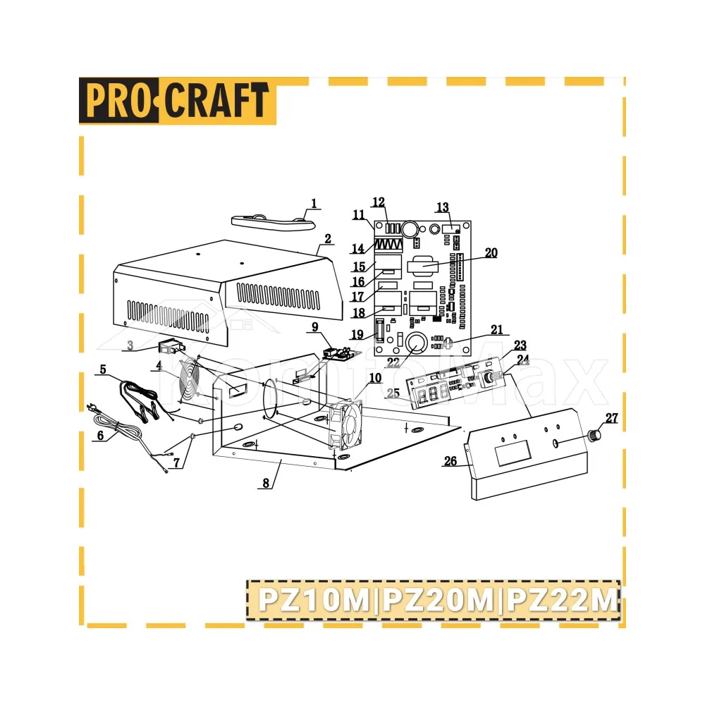 Інверторний зарядний пристрій Proсraft PZ10M  - фото 6