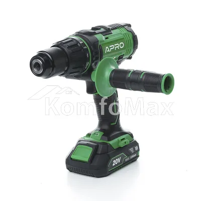 Шуруповерт акумоляторний APRO 895032 20В. ударний