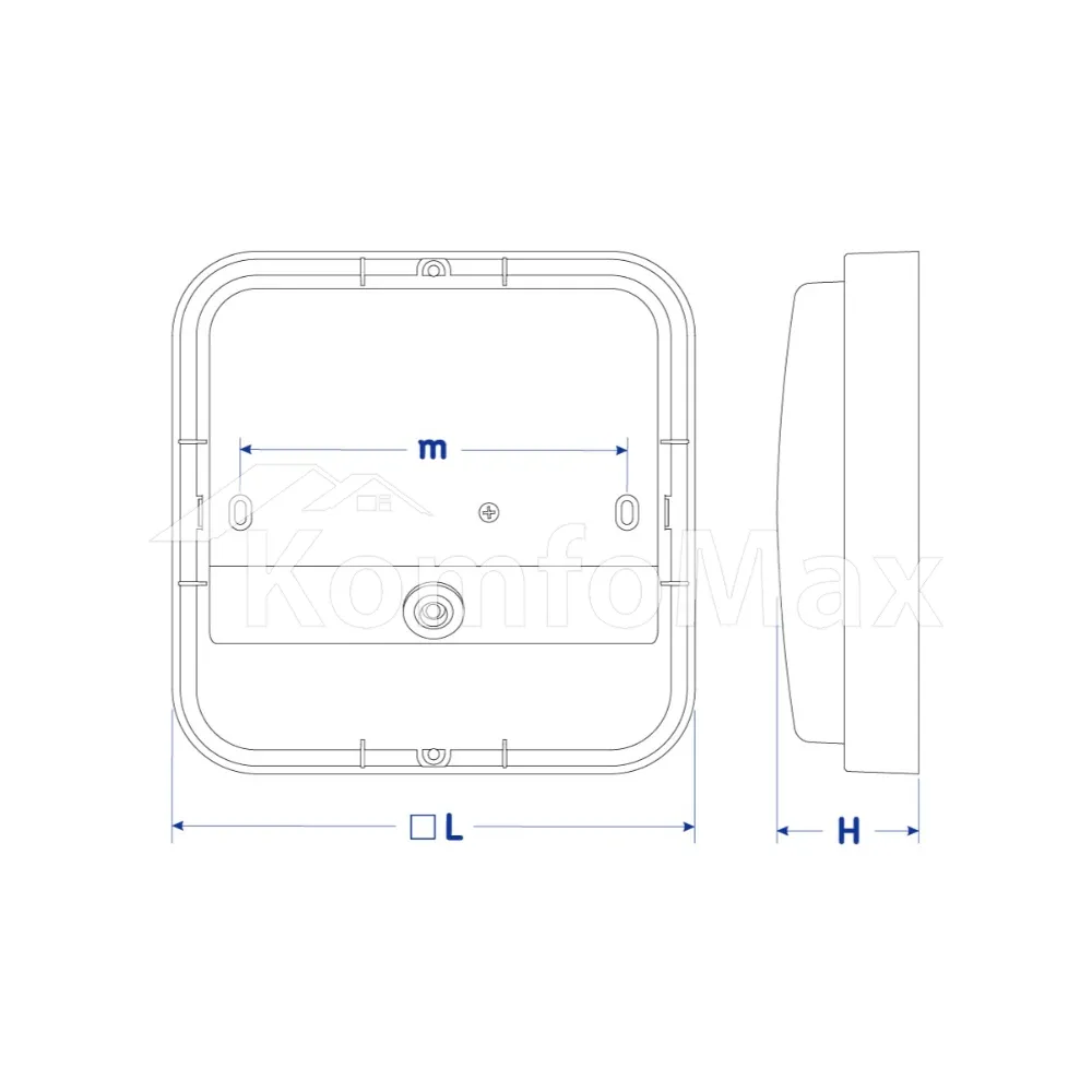 LED світильник Violux ДББ POLO UA VIOLUX 12W 5000K IP54 253431 білий  - фото 4