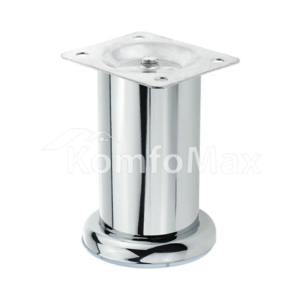 Ніжка меблева DS DZ 14/100 G2 104478 ЄвроЛайн d50мм. h100мм. хром 