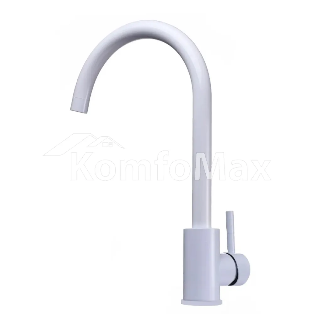 Змішувач для кухні Globus Lux Alpen SUS-203S-WW білий  - фото 2