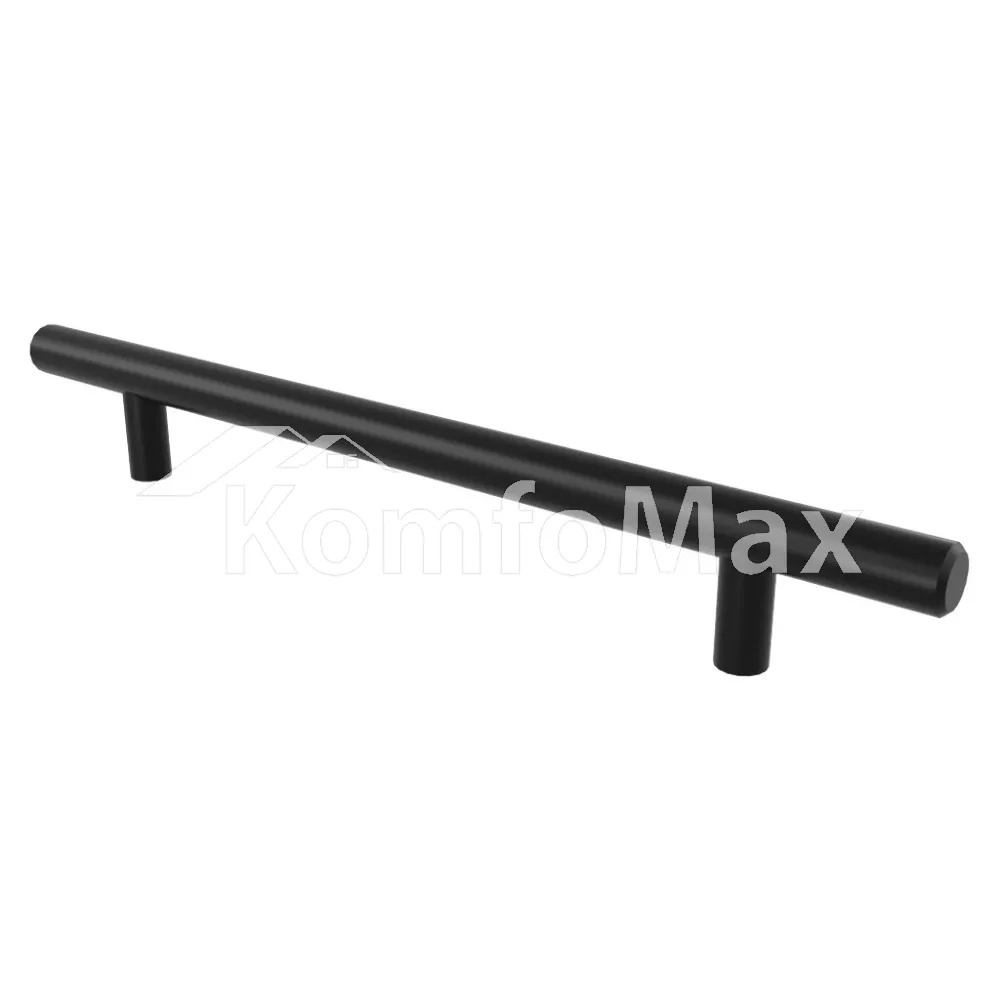 Ручка меблева DS рейлінгова DR 11/128 SS BLK 122099 ЄвроЛайн 128мм. чорний 