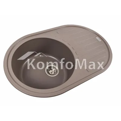 Гранітна мийка для кухні Platinum 7750 LIRA матова Дюна