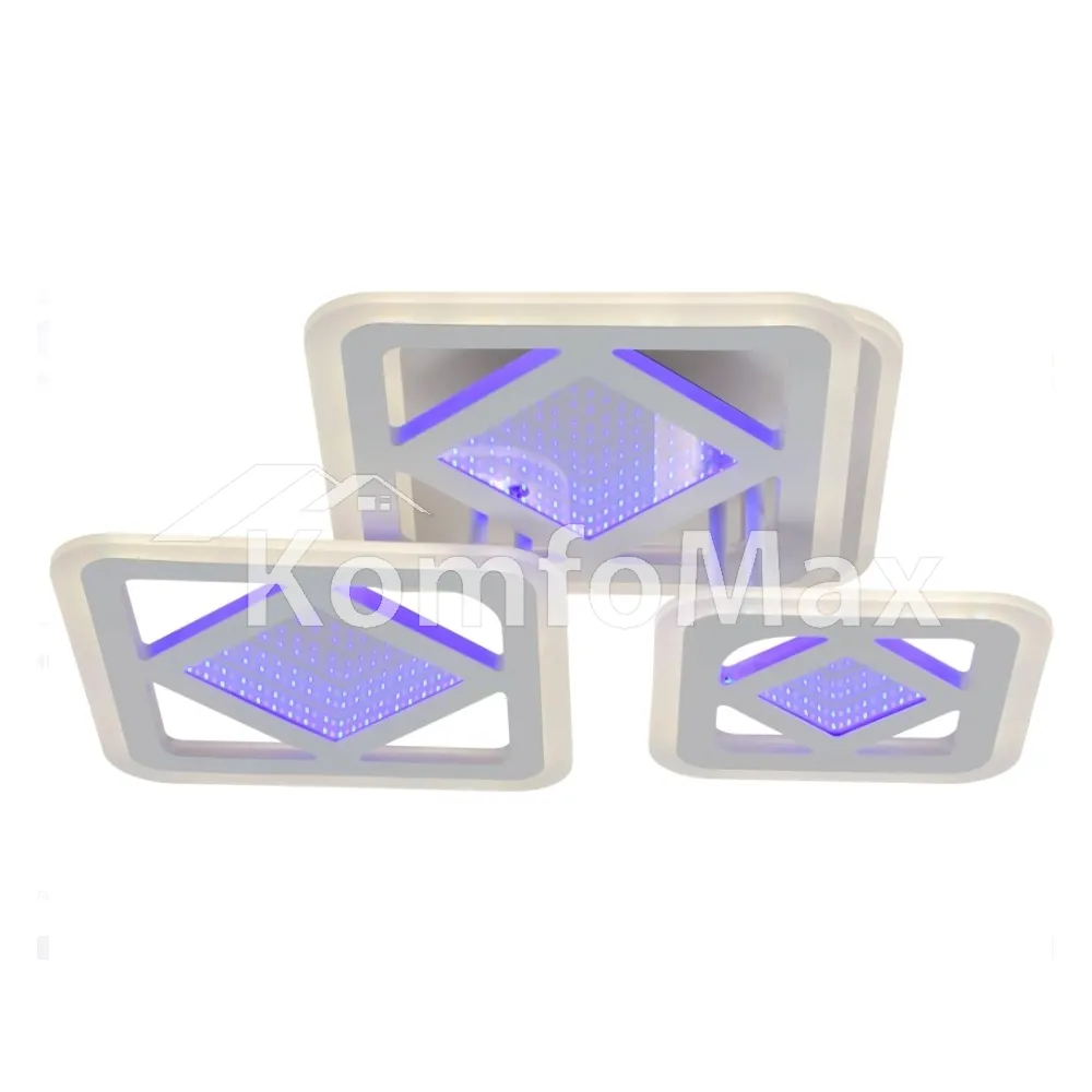 LED світильник Sirius LI8885/3A WH (BL+YL) 98W+42W 