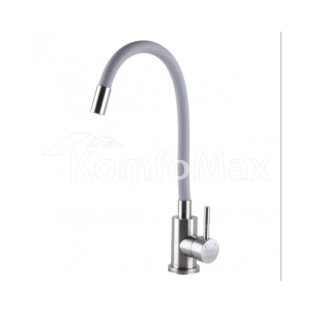 Змішувач для кухні Globus Lux ALPEN SBT1-203 SG, сірий 