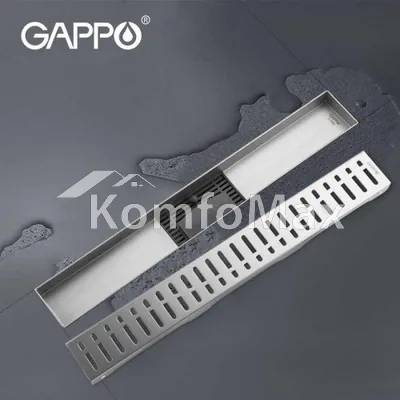 Трап для душу Gappo G86007-3 із нержавіючої сталі 70х600мм Сатин