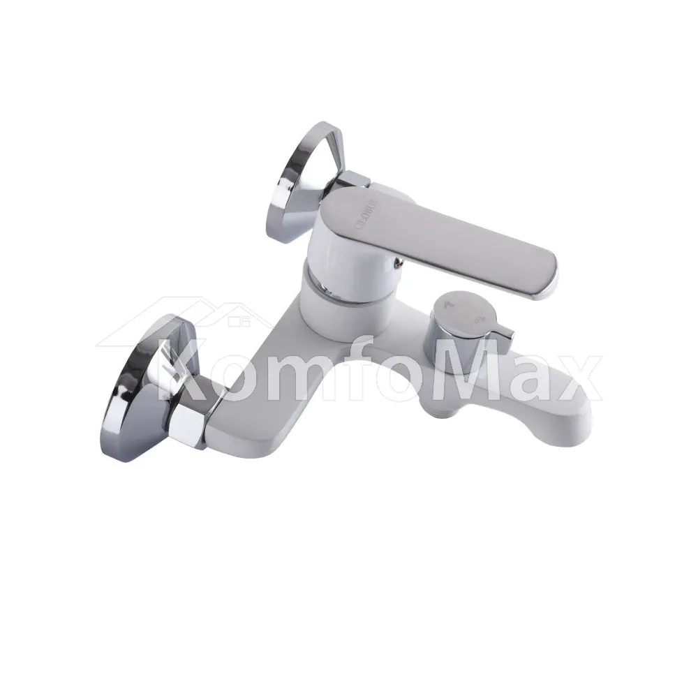 Змішувач для ванни Globus Lux Laguna GLA-0102NE-7-WHITE, латунь білий/хром  - фото 4