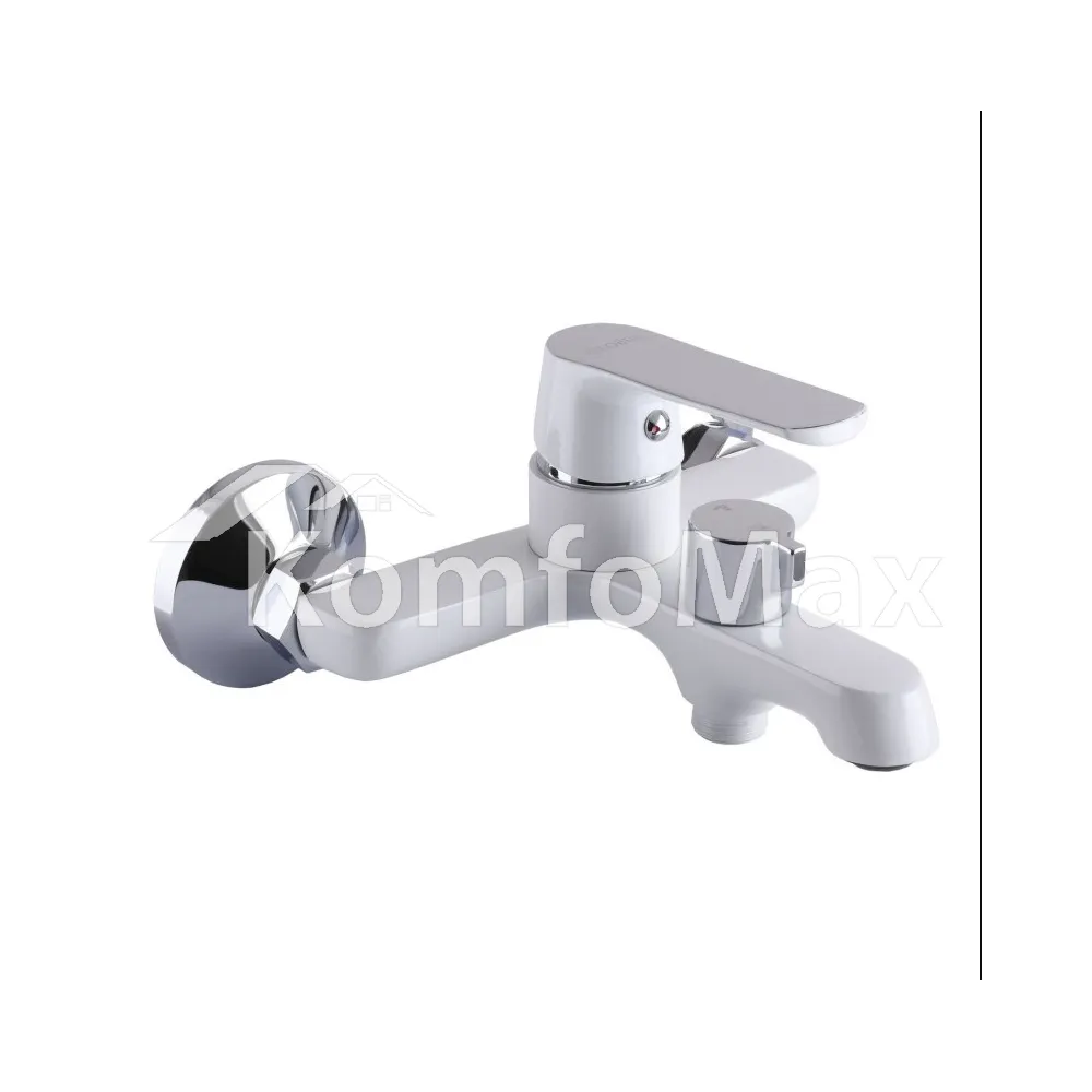 Змішувач для ванни Globus Lux Laguna GLA-0102NE-7-WHITE, латунь білий/хром 