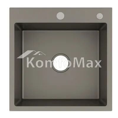 Мийка кухонна нержавійка VENTA BVM5050G 3,0/1,0мм 500x500мм Gray