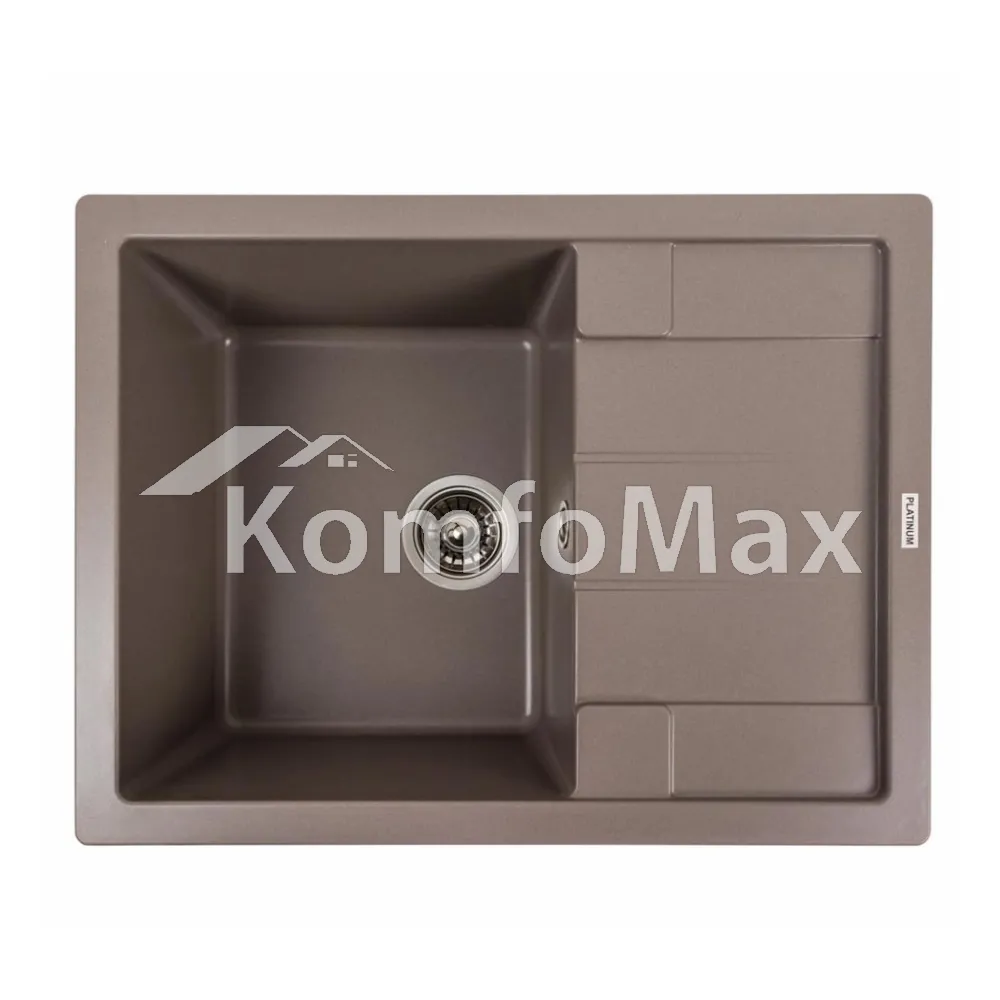 Гранітна мийка для кухні Platinum 6550 INTENSO Дюна 
