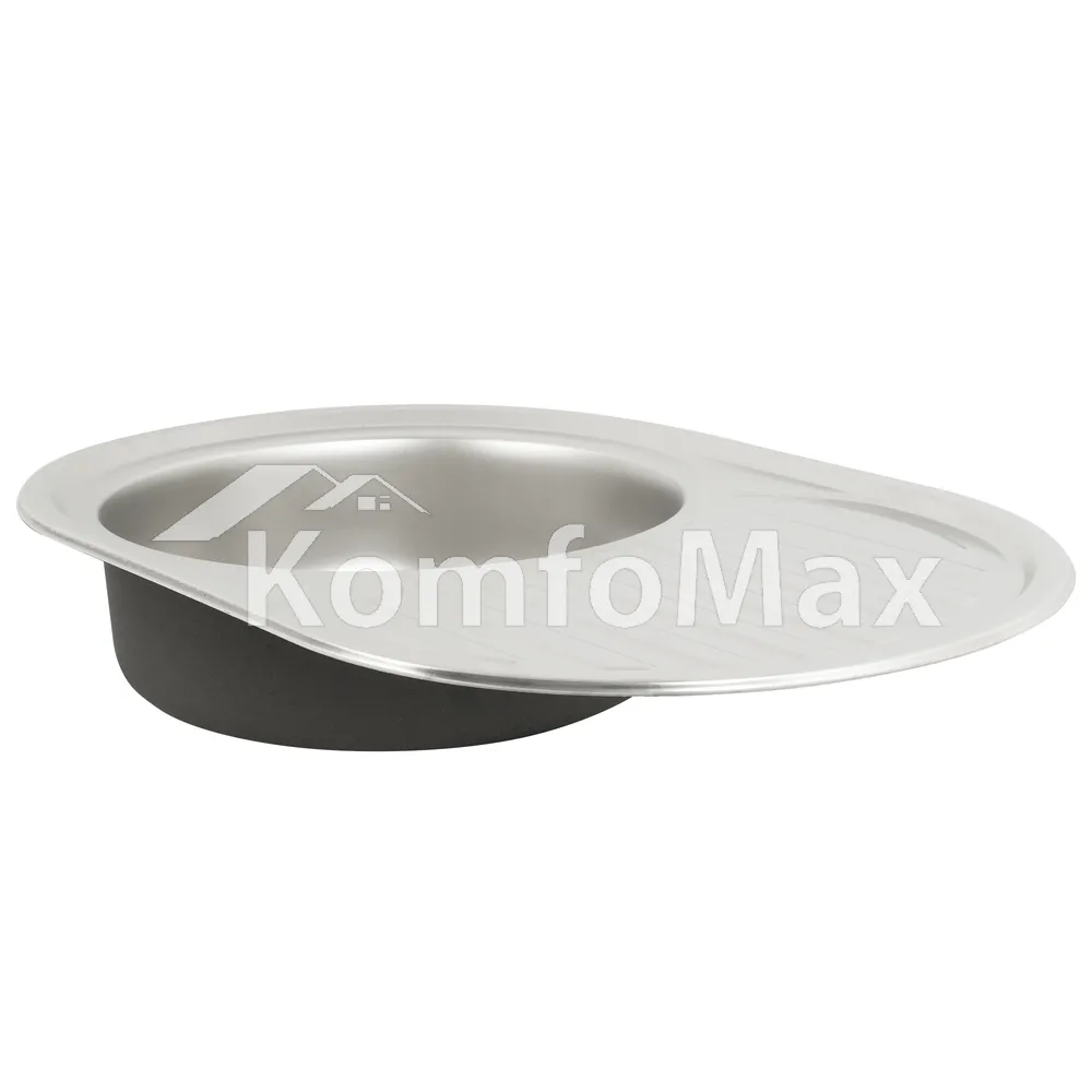Мийка кухонна врізна VENTA VM7756D 0.6мм 770х550мм decor  - фото 1