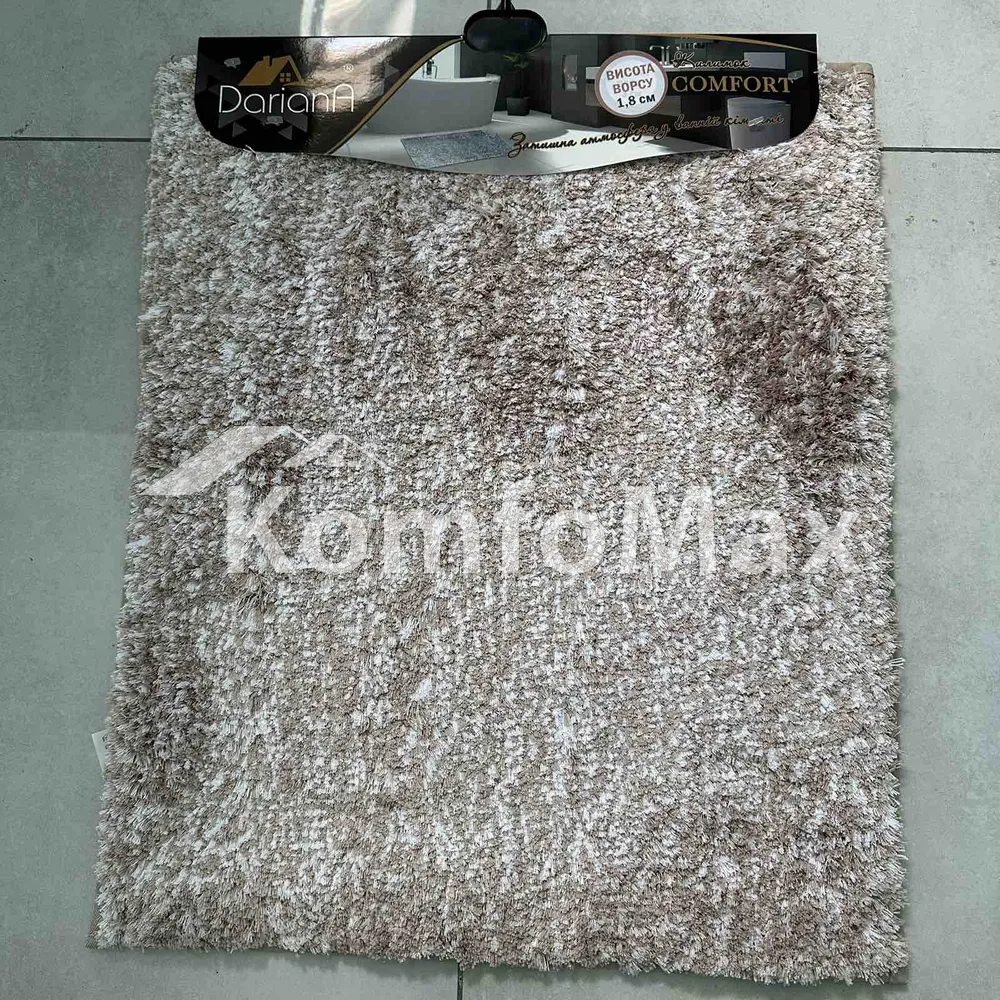 Килимок для ванної кімнати DarianA Comfort 60х50см. бежевий 