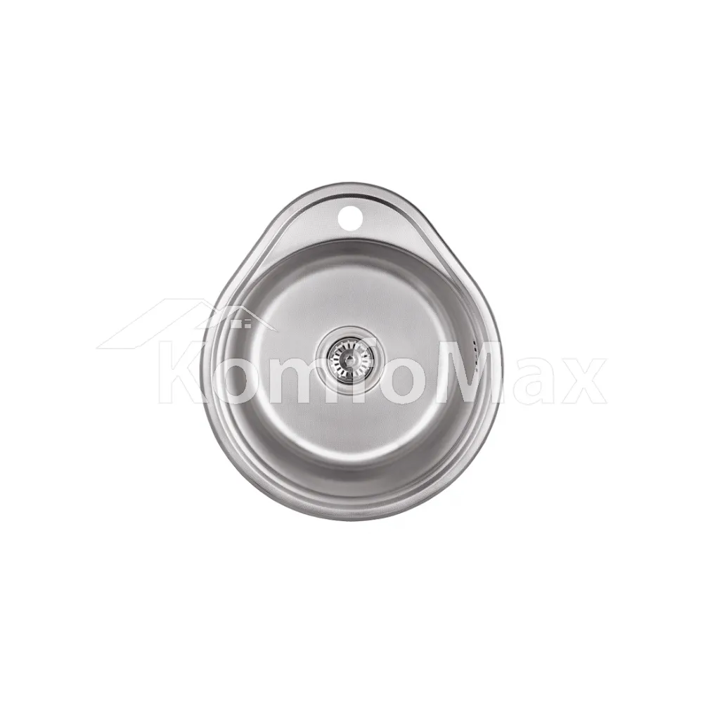 Мийка кухонна врізна Wezer 4843 0,6мм. 480х430х160мм. Satin 