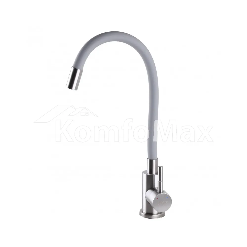Змішувач для кухні Globus Lux ALPEN SBT1-203 SG, сірий  - фото 4