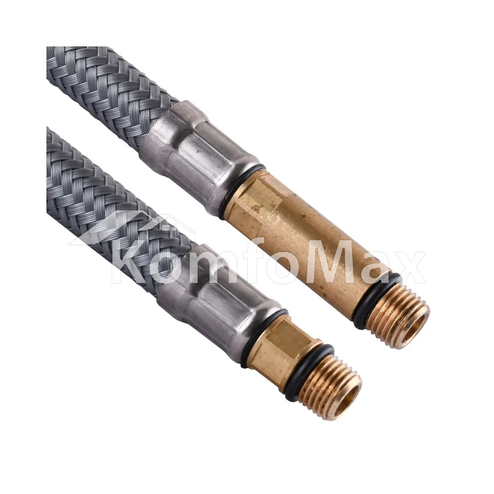 Шланг для змішувача TUCAI М10х3/8″ АНТИКОРОЗІЯ (пара) 60см. 