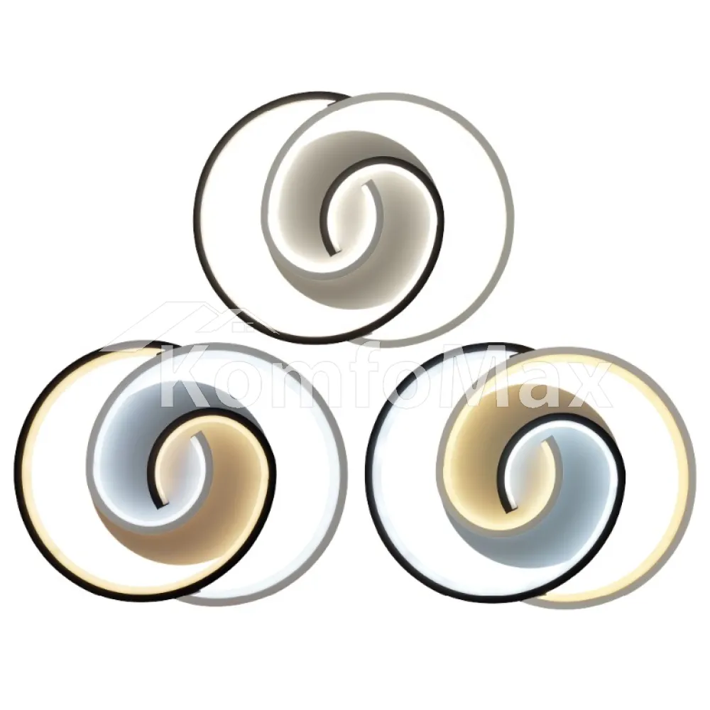 LED світильник VIOLUX smart DOMINO круг 90W 3000-4000-5000K IP20 220555  - фото 6