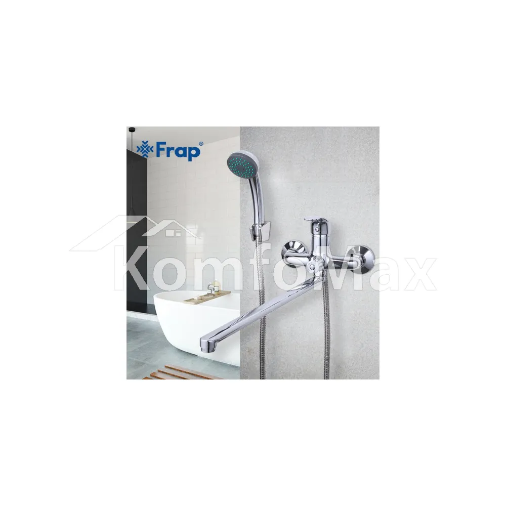 Змішувач для ванни Frap F2236, латунь хром  - фото 1