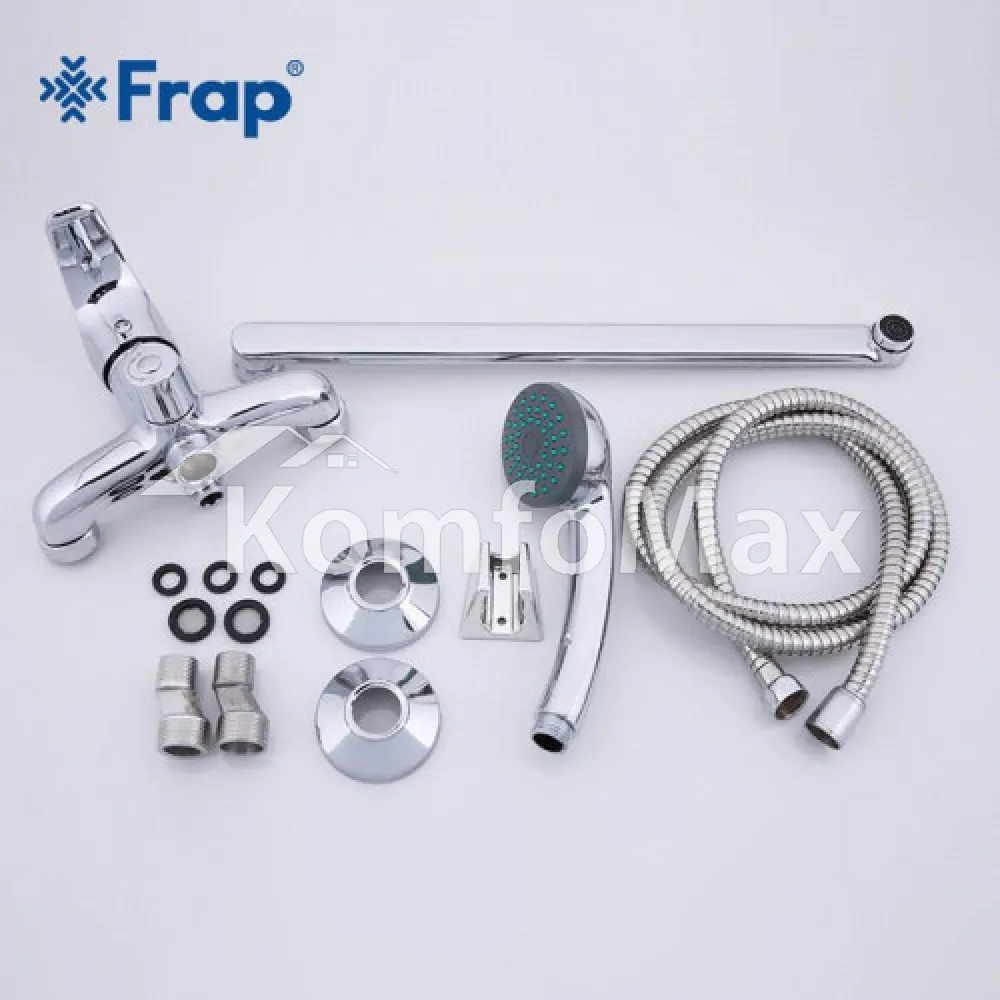 Змішувач для ванни Frap F2236, латунь хром  - фото 4