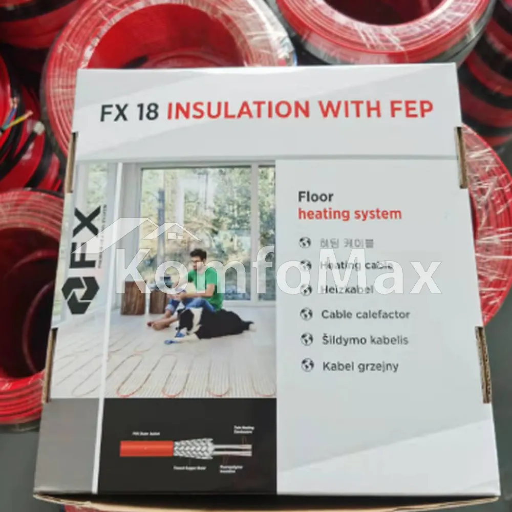Тепла підлога електрична Кабель Felix FX 720 Вт (40 м.п) 4-4.8 м2  - фото 7