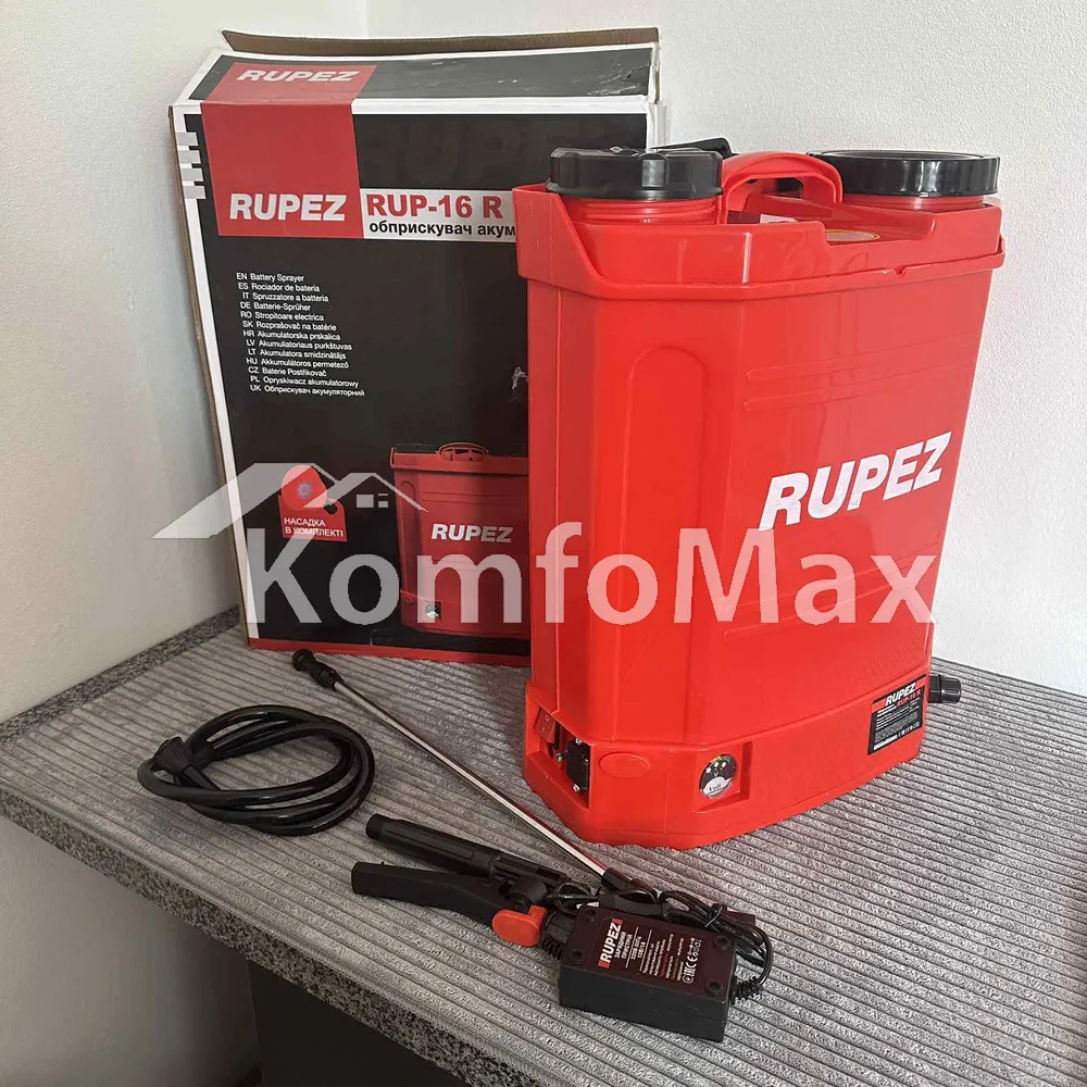 Акумуляторний обприскувач Rupez RUP-16R 16 л  - фото 4