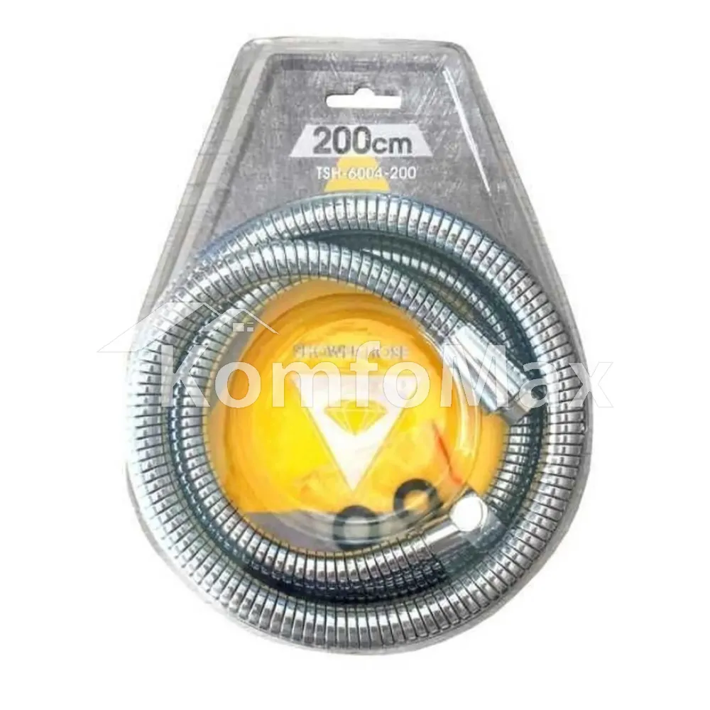 Шланг для душу TOPAZ TSH-6004- 200см. хром 