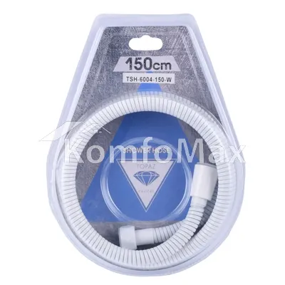 Шланг для душу TOPAZ TSH-6004-150-W 150см.
