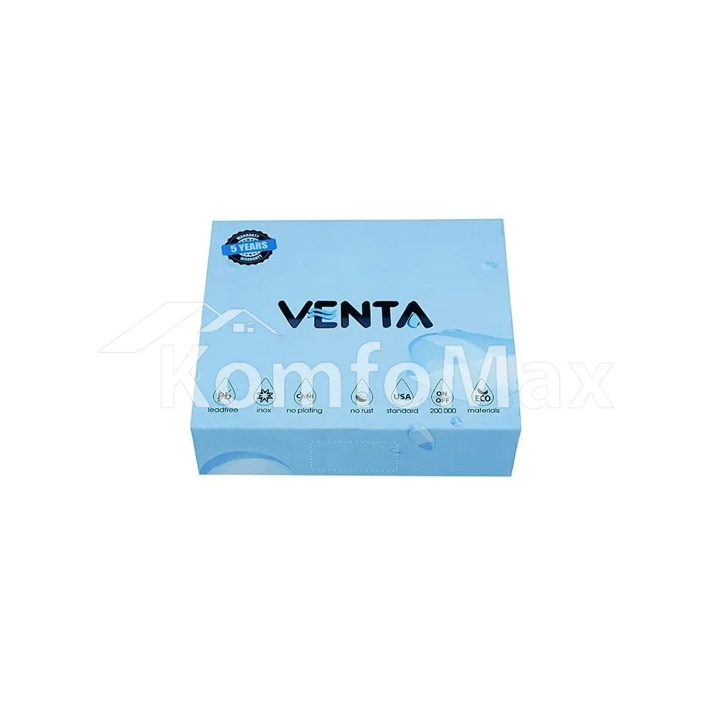 Комплект кранів кутових Venta VA-1806 (комплект 2шт.)  - фото 5