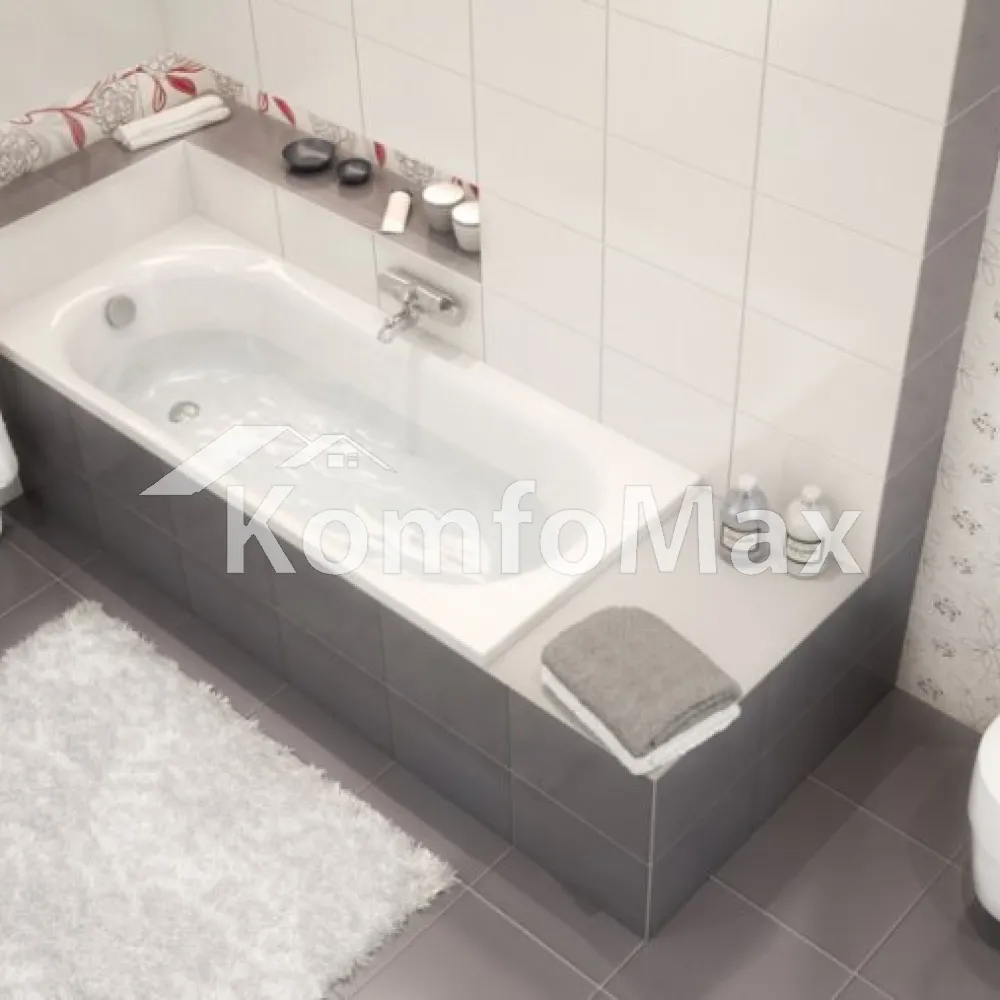 Ванна акрилова CERSANIT Octavia 160x70 (ABS S301-252) + ножки (PW01/S906-001)  - фото 1