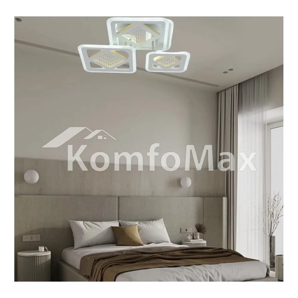 LED світильник Sirius LI8885/3A WH (BL+YL) 98W+42W  - фото 3