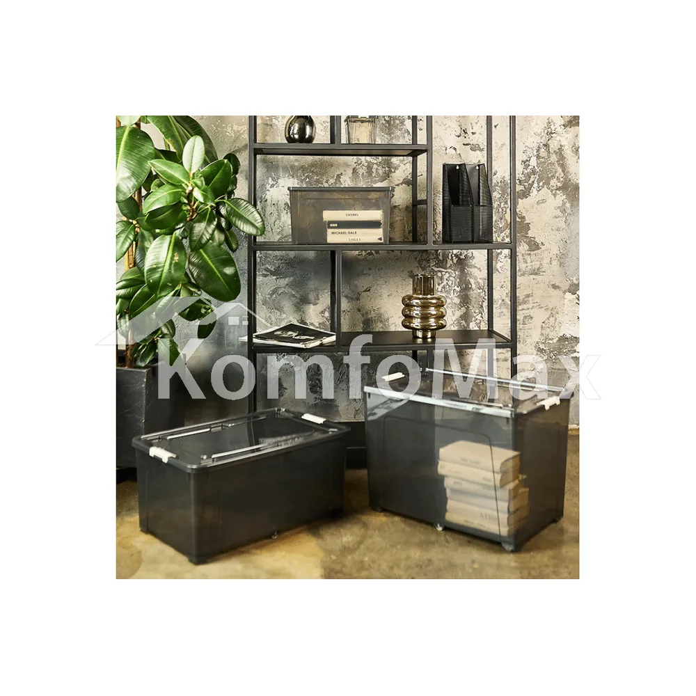 Контейнер Smart Box 50л. 59х39х27,5см. корич. пр./какао  - фото 1