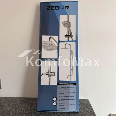 Душова система Zegor WKT-1800 без змішувача