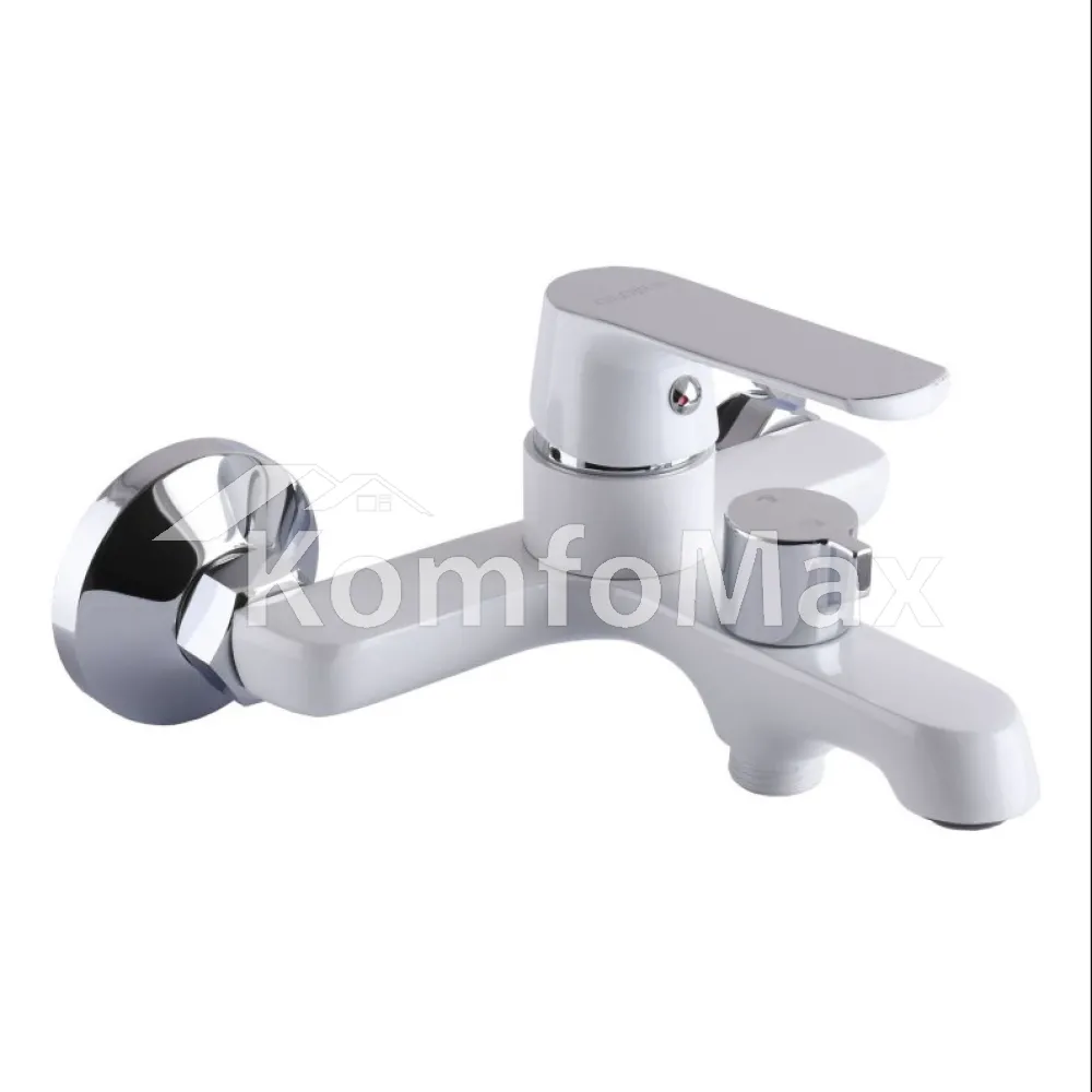 Змішувач для ванни Globus Lux Laguna GLA-0102NE-7-WHITE, латунь білий/хром 