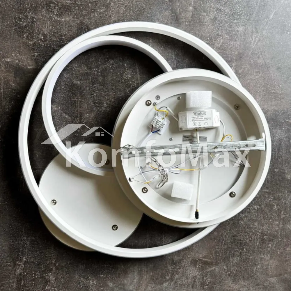 LED світильник VIOLUX smart SPINER круг 100W 3000-5000K IP20 220525 білий  - фото 3
