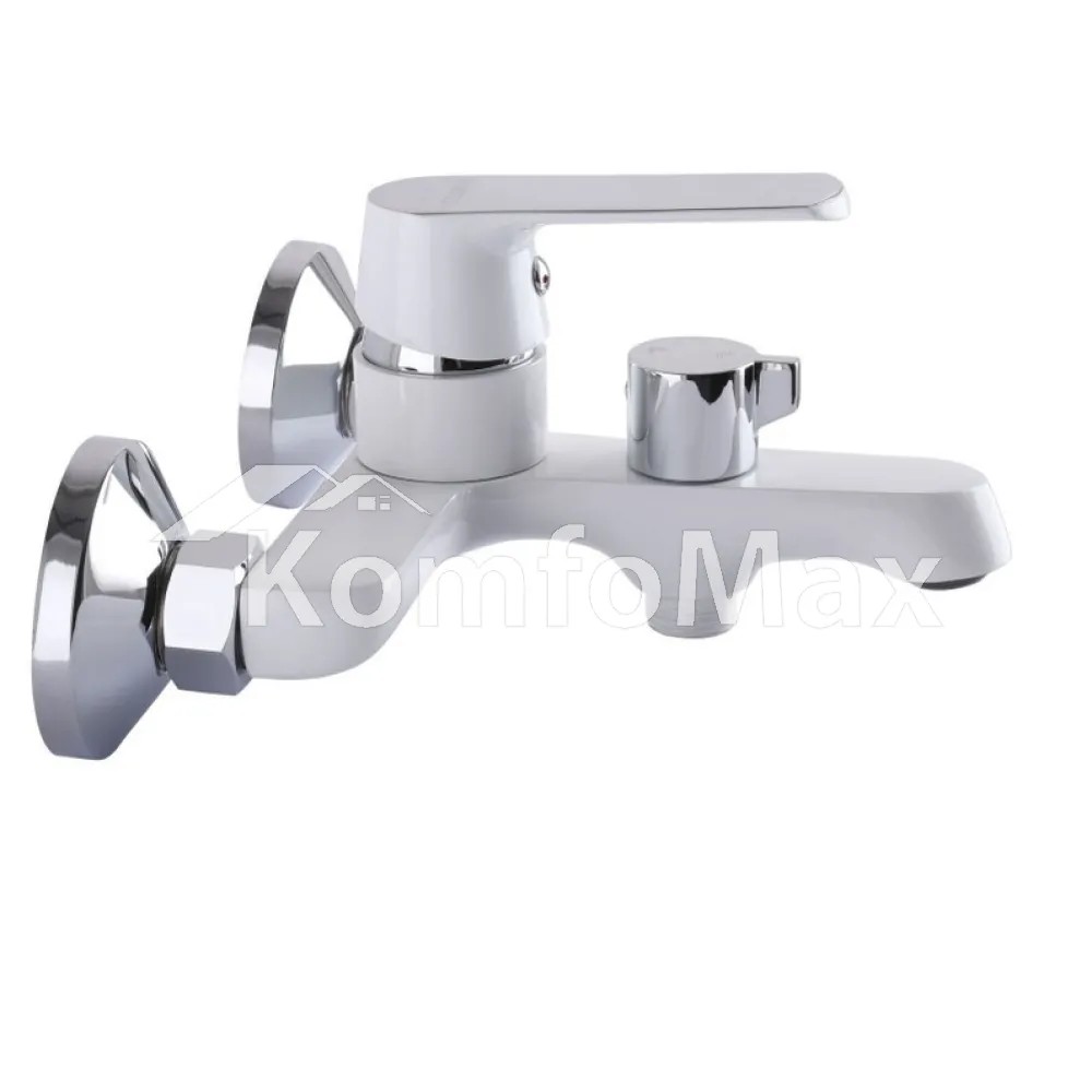 Змішувач для ванни Globus Lux Laguna GLA-0102NE-7-WHITE, латунь білий/хром  - фото 3