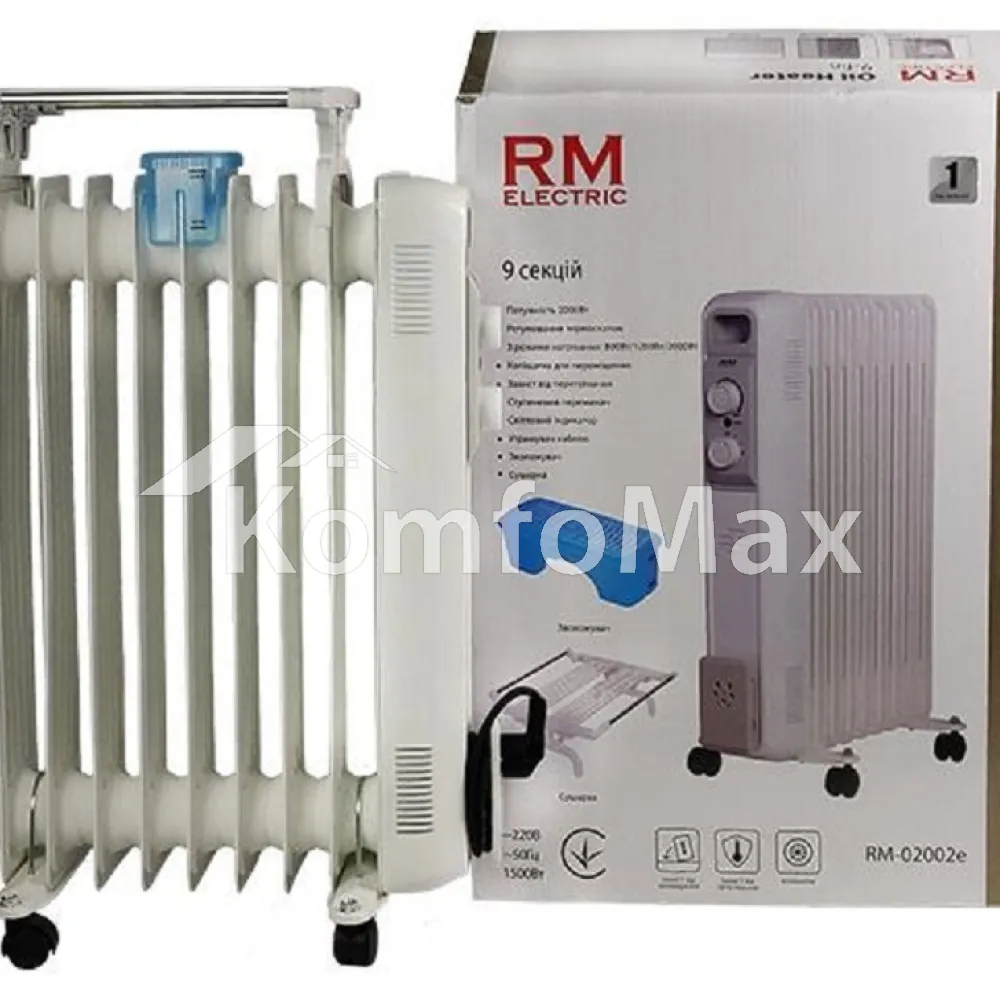 Обігрівач масляний RM ELECTRIC RM-02002e  - фото 1
