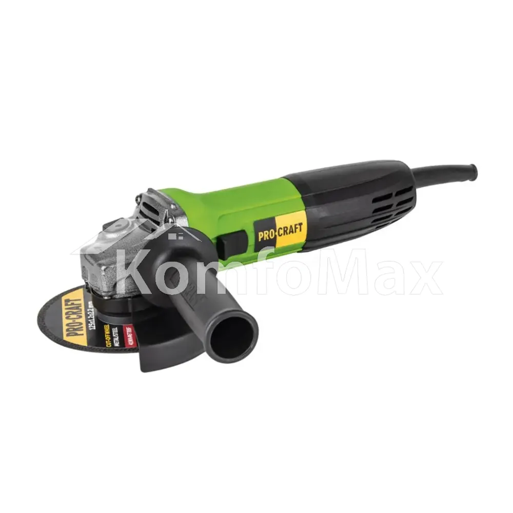 Кутова шліфувальна машинка (Болгарка) ProCraft PW1100 125мм 