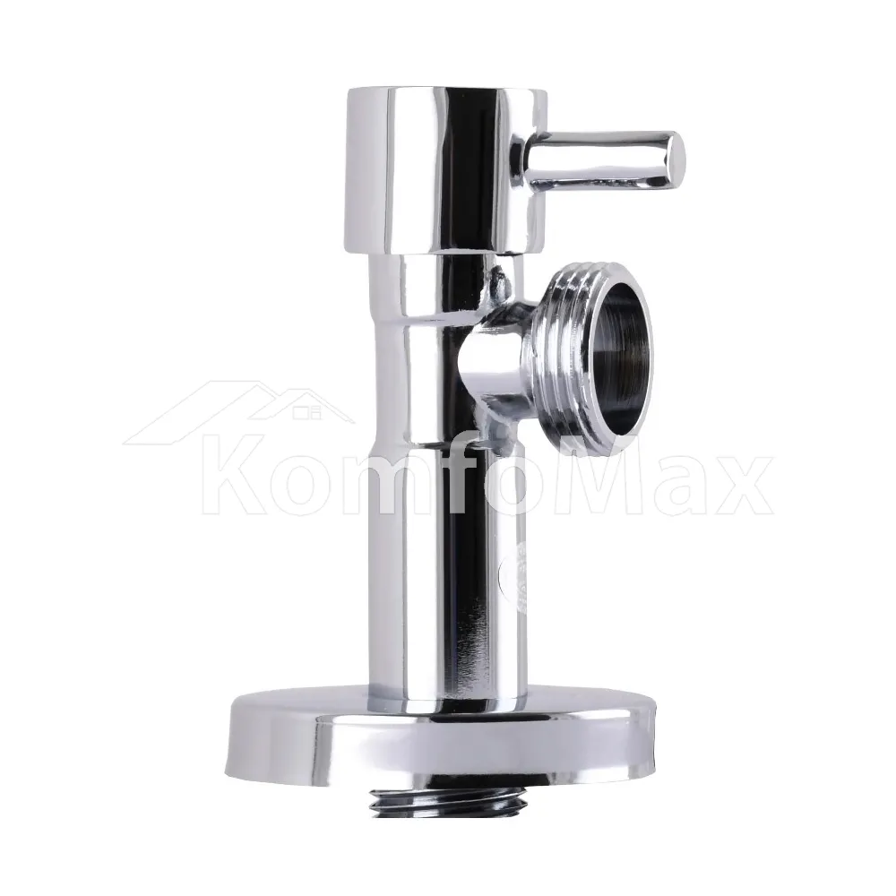 Кран напівобертовий кутовий SOLOMON 1/2″х1/2″ Lazer 7076  - фото 2