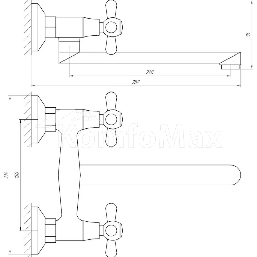 Змішувач для кухні Globus Lux GB SHARM-361-BRASS, хром  - фото 3