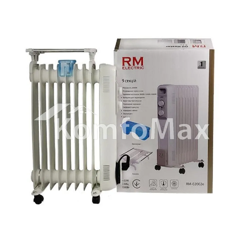 Обігрівач масляний RM ELECTRIC RM-02002e  - фото 1