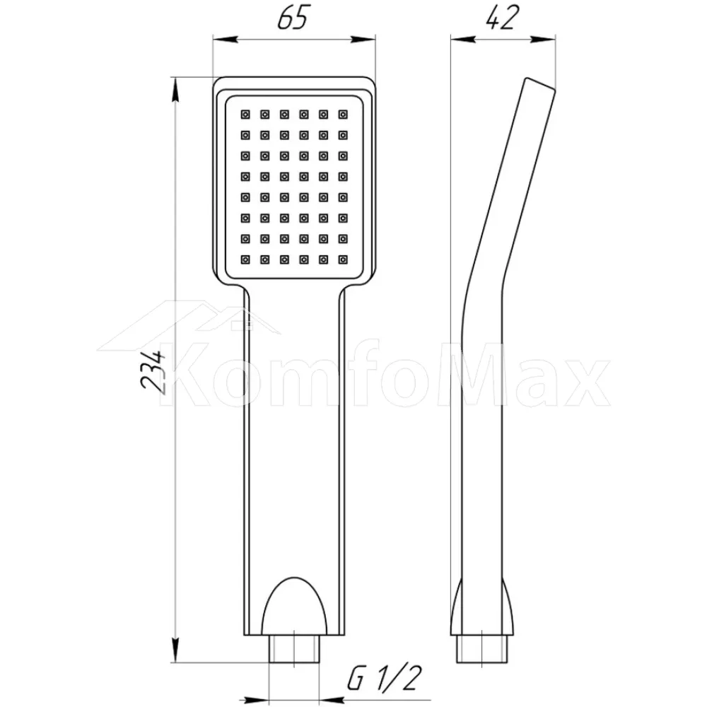 Лійка для душу Globus Lux SUS-001PQ  - фото 4