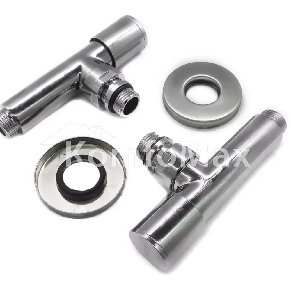 Комплект кранів для рушникосушки Karro 1/2 KR 7159 хром 