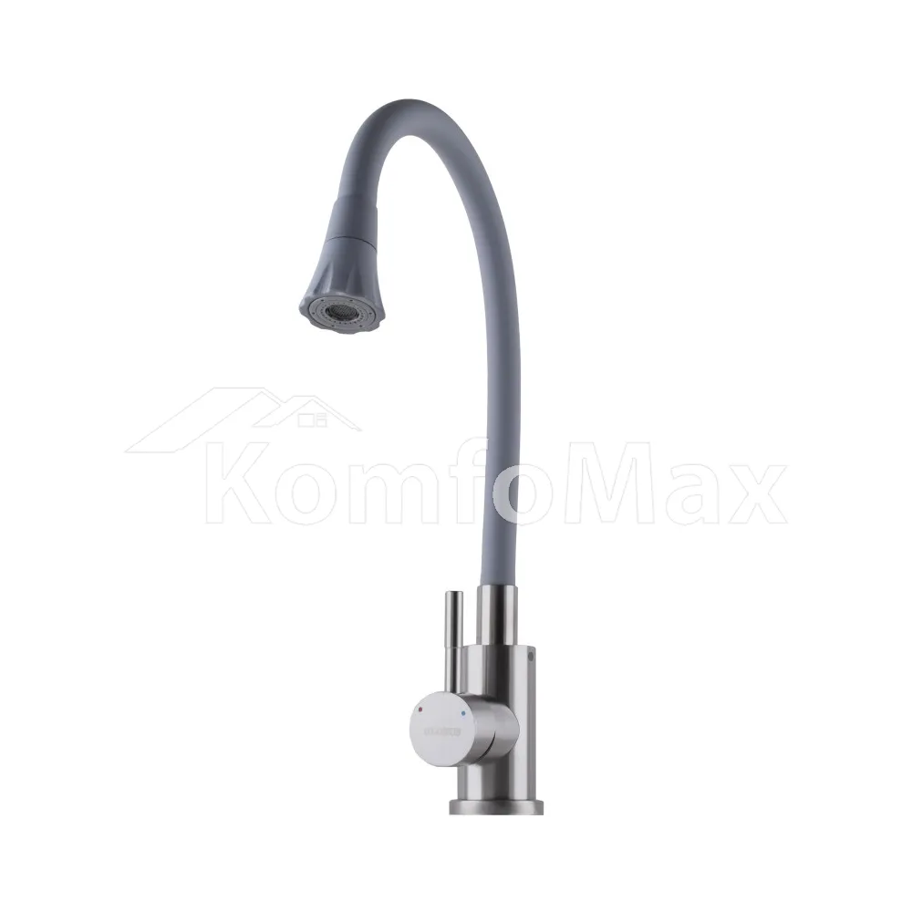 Змішувач для кухні Globus Lux ALPEN SBT1-203SA-G03, сірий  - фото 4