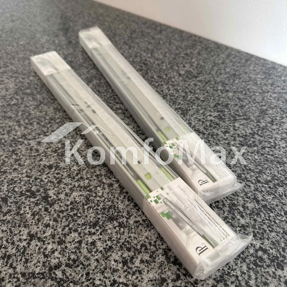 Направляючі для шухляд повного висування (з дотягувачем) DC Premium Line L-450мм. h=45мм. Сірий  - фото 2