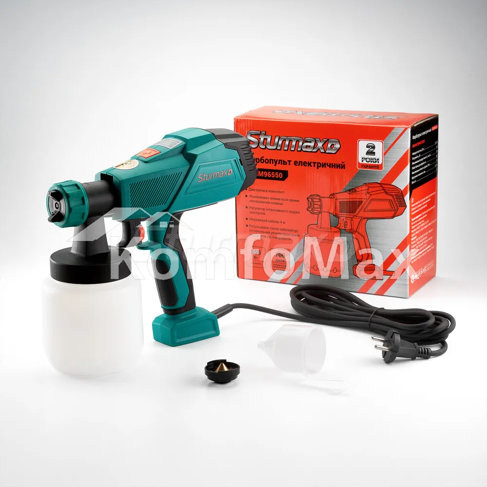 Електричний фарбопульт Sturmax SGM96550 550 Вт  - фото 3