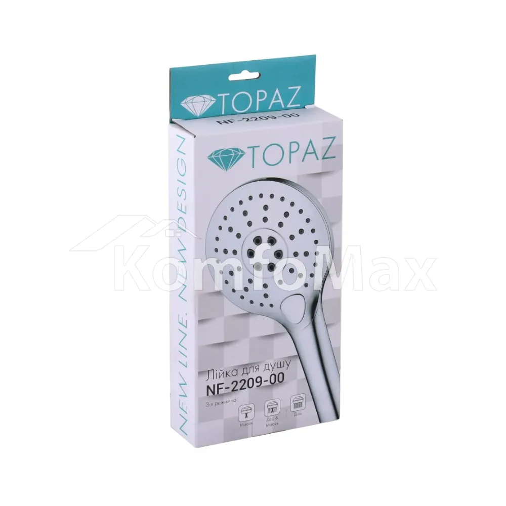 Лійка для душу Topaz NF-2209-00  - фото 3