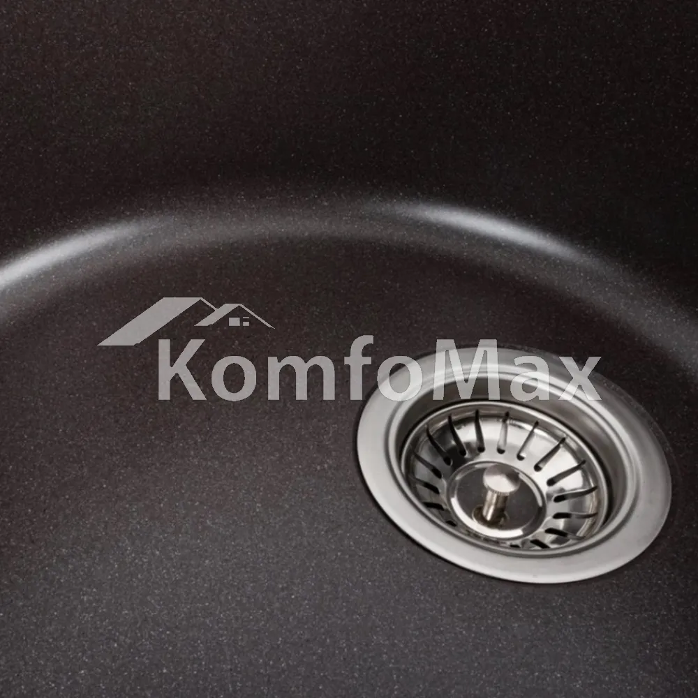 Гранітна мийка для кухні Platinum 7750 LIRA матовий Гренадін  - фото 3