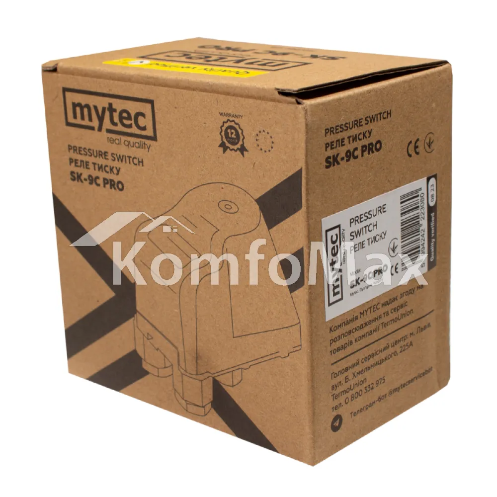 Реле тиску води для насосної станції MYTEC SK-9C PRO (Автоматика)  - фото 5