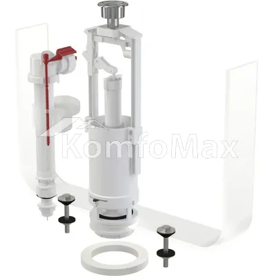 Комплект арматури AlcaPlast SA2000S CHROM 1/2 нижн.підв.