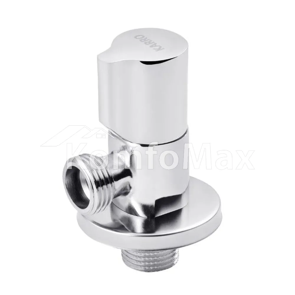 Кран кутовий KARRO KR3120 1/2 х 1/2 латунь 